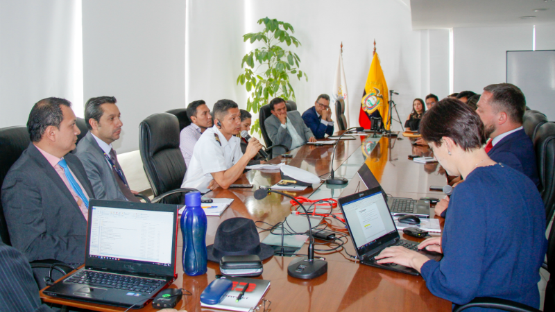 Taller “Levantamiento del nivel de madurez de la Ciberseguridad en Ecuador”.