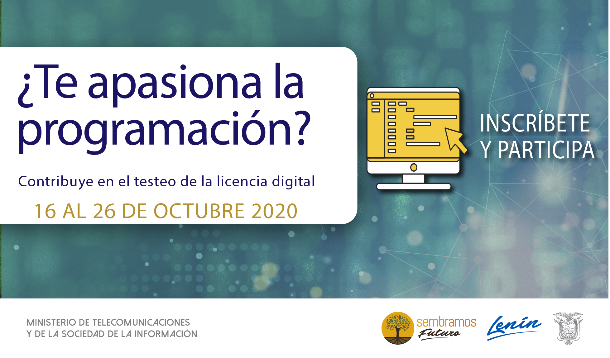 Invitación Testathon